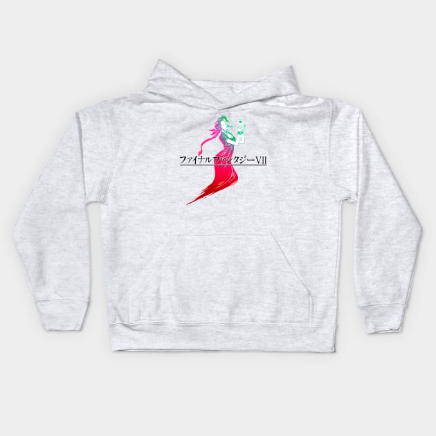 Aerith's Lifestream Kids Hoodie by GoldenLegend